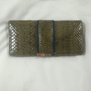 Stuart Weitzman Snakeskin Wallet